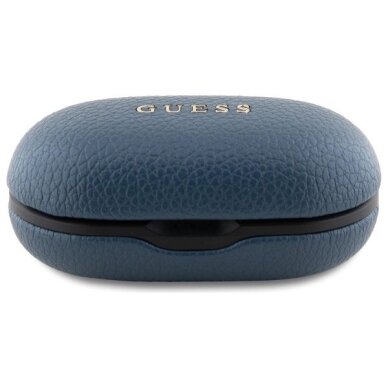 Belaidės ausinės Guess GUTWSPGTSPSB TWS + įkrovimo stotelė – mėlynos, Grained Classic Logo 3