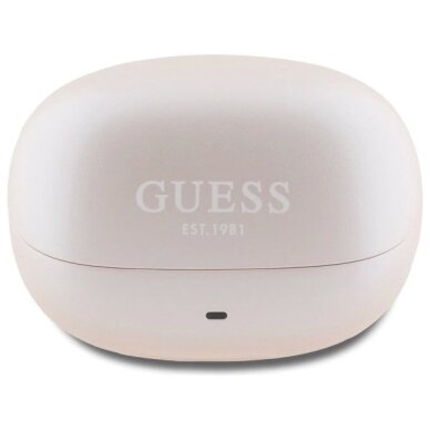 Belaidės ausinės Guess GUTWST88MCTGP TWS + įkrovimo stotelė – rožinės, Capsule Printed Logo 1 Belaidės ausinės Guess GUTWST88MCTGP TWS + įkrovimo stotelė – rožinės, Capsule Printed Logo 1