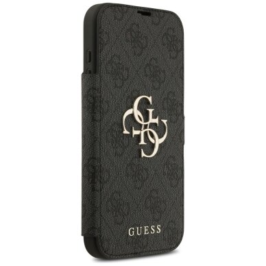 iPhone 17 Pro Max dėklas Guess Book 4G Metal Logo – juodas 3 iPhone 17 Pro Max dėklas Guess Book 4G Metal Logo – juodas 3