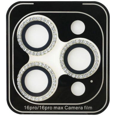 Guess BP Rhinestone 2in1 ekrano ir kameros apsaugos komplektas skirtas iPhone 16 Pro Max – auksinis 2 Guess BP Rhinestone 2in1 ekrano ir kameros apsaugos komplektas skirtas iPhone 16 Pro Max – auksinis 2