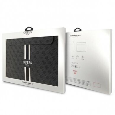 Originalus dėklas Guess case GUCS16P4RPSK 16  Juodas 4G Printed Stripes 3 Originalus dėklas Guess case GUCS16P4RPSK 16  Juodas 4G Printed Stripes 3