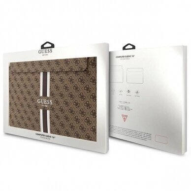 Originalus Guess dėklas case GUCS16P4RPSW 16 Rudas/Rudas 4G Printed Stripes 3 Originalus Guess dėklas case GUCS16P4RPSW 16 Rudas/Rudas 4G Printed Stripes 3