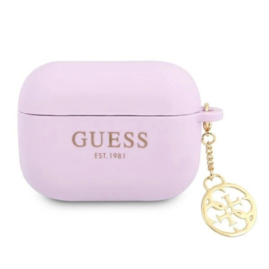 Guess Charm 4G Collection Dėklas skirtas AirPods Pro - Violetinis