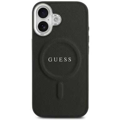 iPhone 17 Guess Classic Logo MagSafe dėklas – juodas 2