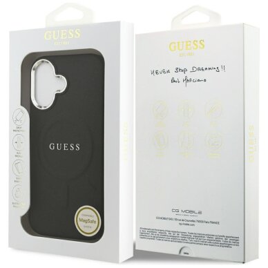 iPhone 17 Guess Classic Logo MagSafe dėklas – juodas 7 iPhone 17 Guess Classic Logo MagSafe dėklas – juodas 7
