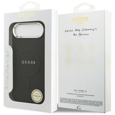 iPhone Air Guess Classic Logo MagSafe dėklas – juodas 7