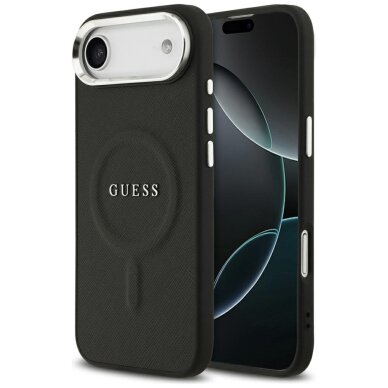 iPhone Air Guess Classic Logo MagSafe dėklas – juodas iPhone Air Guess Classic Logo MagSafe dėklas – juodas