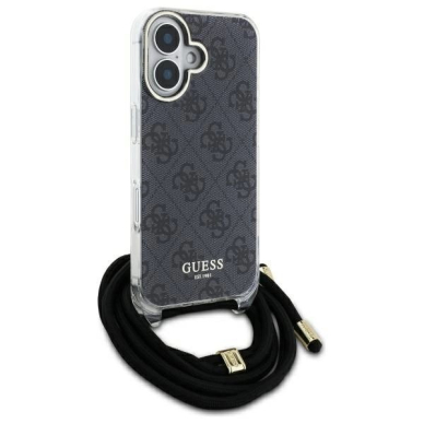 Dėklas Guess Crossbody Cord 4G Print iPhone 16 Pro Max - Juodas 6 Dėklas Guess Crossbody Cord 4G Print iPhone 16 Pro Max - Juodas 6