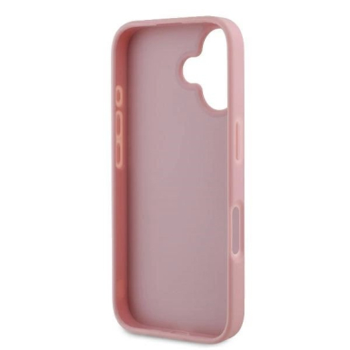 Guess Fixed Glitter Big 4G Dėklas skirtas iPhone 16 Plus 6.7&quot; - Rožinis 6