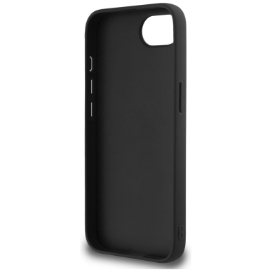 Guess Fixed Glitter Big 4G Dėklas skirtas iPhone 16e - Juodas 6