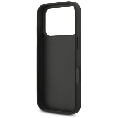 iPhone 17 Pro dėklas Guess Fixed Glitter Big 4G – juodas 6