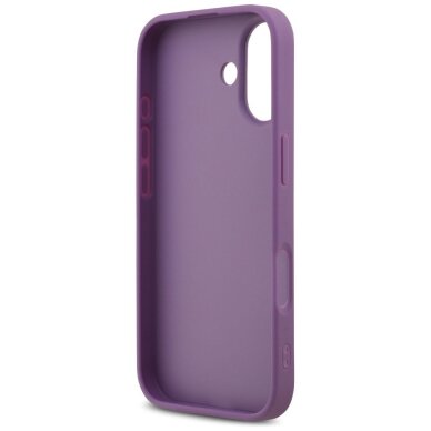 iPhone 17 dėklas Guess Fixed Glitter Big 4G – violetinis 6