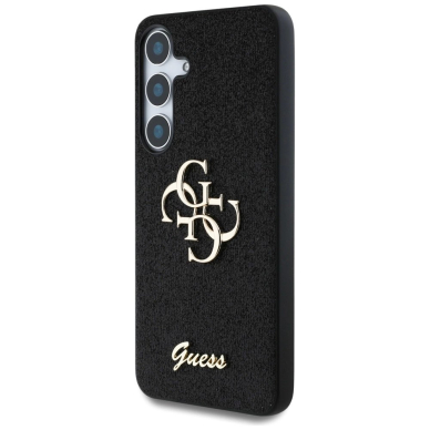 Guess Fixed Glitter Big 4G Metal Logo Dėklas Samsung Galaxy S25 Plus Juodas 1 Guess Fixed Glitter Big 4G Metal Logo Dėklas Samsung Galaxy S25 Plus Juodas 1