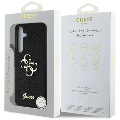 Guess Fixed Glitter Big 4G Metal Logo Dėklas Samsung Galaxy S25 Plus Juodas 7 Guess Fixed Glitter Big 4G Metal Logo Dėklas Samsung Galaxy S25 Plus Juodas 7