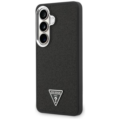 Samsung Galaxy S26+ Guess Fixed Glitter Triangle MagSafe dėklas – juodas 1