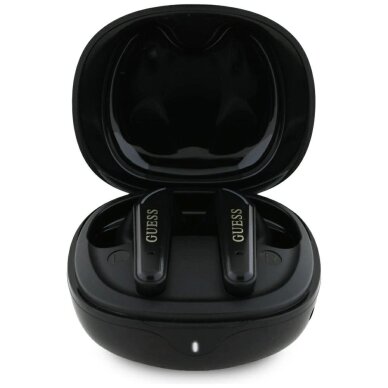 Belaidės ausinės Guess Flat Classic Logo Electroplated TWS – juodos 2