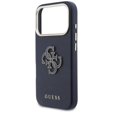 iPhone 17 Pro Guess FW Resin Logo dėklas – mėlynas 5 iPhone 17 Pro Guess FW Resin Logo dėklas – mėlynas 5