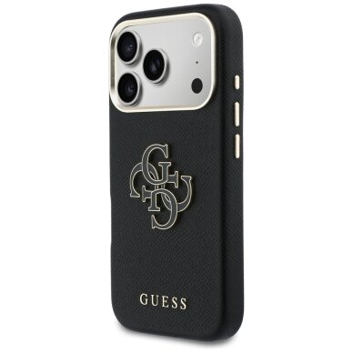 iPhone 17 Pro Max Guess FW Resin Logo dėklas – juodas 1