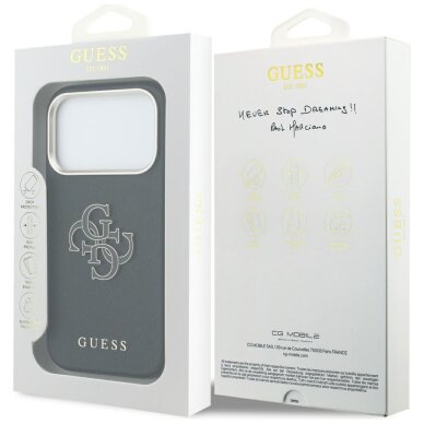 iPhone 17 Pro Max Guess FW Resin Logo dėklas – juodas 7 iPhone 17 Pro Max Guess FW Resin Logo dėklas – juodas 7