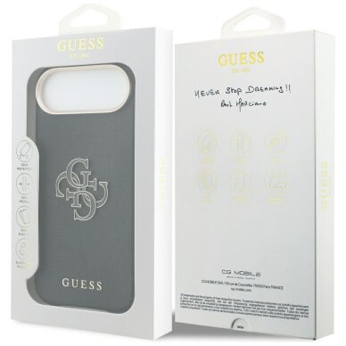 iPhone Air Guess FW Resin Logo dėklas – juodas 7