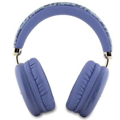 Guess GCube Metallic Script Logo Bluetooth ausinės - violetinės 2