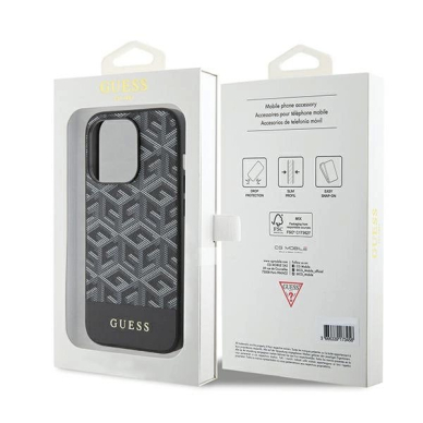 Originalus Guess dėklas GCube Stripes MagSafeiPhone 15 Pro Max - Juodas 7 Originalus Guess dėklas GCube Stripes MagSafeiPhone 15 Pro Max - Juodas 7