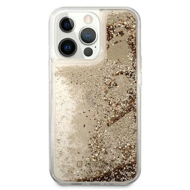 iPhone 13 Pro Guess Glitter Charms dėklas – auksinis 2 iPhone 13 Pro Guess Glitter Charms dėklas – auksinis 2