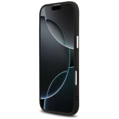 iPhone Air Guess Glitter Triangle Logo MagSafe dėklas – juodas 4 iPhone Air Guess Glitter Triangle Logo MagSafe dėklas – juodas 4