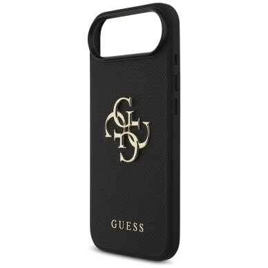 iPhone Air Guess Grained Big 4G & Classic Logo dėklas – juodas 5