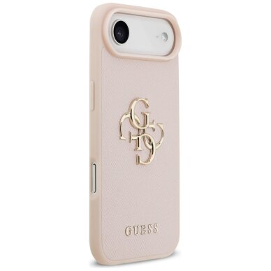 iPhone Air Guess Grained Big 4G & Classic Logo dėklas – rožinis 3