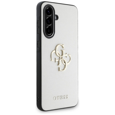 Guess Grained Big 4G Logo Small Classic Logo Dėklas skirtas Samsung Galaxy A56 - beige 2