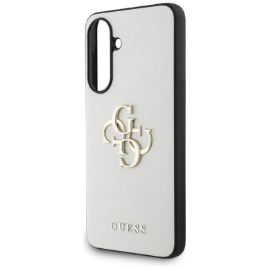 Guess Grained Big 4G Logo Small Classic Logo Dėklas skirtas Samsung Galaxy A56 - beige 4