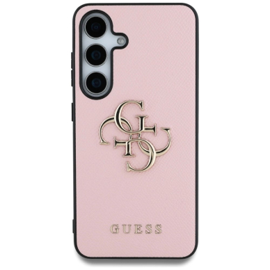Guess Grained Big 4G Logo Small Classic Logo Dėklas Samsung Galaxy S25 Plus Rožinis 2 Guess Grained Big 4G Logo Small Classic Logo Dėklas Samsung Galaxy S25 Plus Rožinis 2