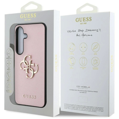 Guess Grained Big 4G Logo Small Classic Logo Dėklas Samsung Galaxy S25 Plus Rožinis 7 Guess Grained Big 4G Logo Small Classic Logo Dėklas Samsung Galaxy S25 Plus Rožinis 7