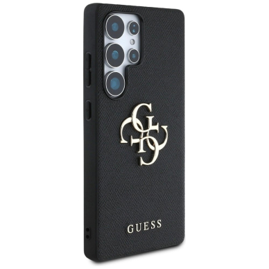 Guess Grained Big 4G Logo Small Classic Logo Dėklas Samsung Galaxy S25 Ultra Juodas 3 Guess Grained Big 4G Logo Small Classic Logo Dėklas Samsung Galaxy S25 Ultra Juodas 3