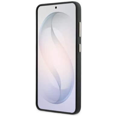 Samsung Galaxy S26+ Guess Grained Big 4G Metal Logo dėklas – juodas 4
