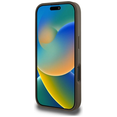 iPhone 16 Pro Max Guess Grained Hot Stamp Peony Triangle Logo MagSafe dėklas – rudas 4 iPhone 16 Pro Max Guess Grained Hot Stamp Peony Triangle Logo MagSafe dėklas – rudas 4