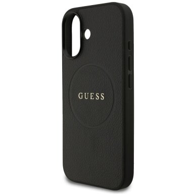 iPhone 17 Guess Grained Ring MagSafe dėklas – juodas 5 iPhone 17 Guess Grained Ring MagSafe dėklas – juodas 5