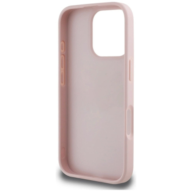 iPhone 16 Pro Max Guess Grained Roses Big 4G logo dėklas - rožinis 6