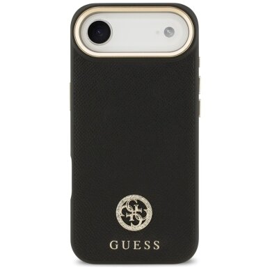 iPhone Air Guess Grained Strass Logo dėklas su MagSafe – juodas 2 iPhone Air Guess Grained Strass Logo dėklas su MagSafe – juodas 2