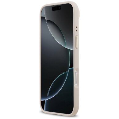 iPhone Air Guess Grained Strass Logo MagSafe dėklas – rožinis 4 iPhone Air Guess Grained Strass Logo MagSafe dėklas – rožinis 4