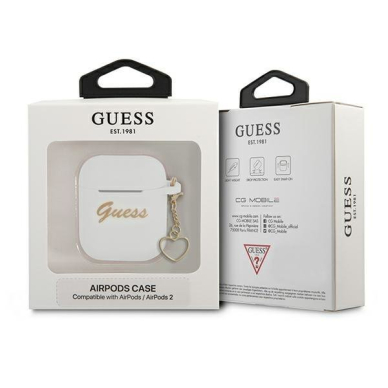 Dėklas Guess GUA2LSCHSH AirPods 1/2 Silicone Charm Collection 2 Dėklas Guess GUA2LSCHSH AirPods 1/2 Silicone Charm Collection 2