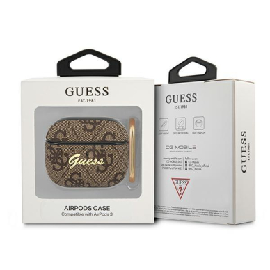 Dėklas Guess GUA34GSMW AirPods 3 Rudas 2 Dėklas Guess GUA34GSMW AirPods 3 Rudas 2