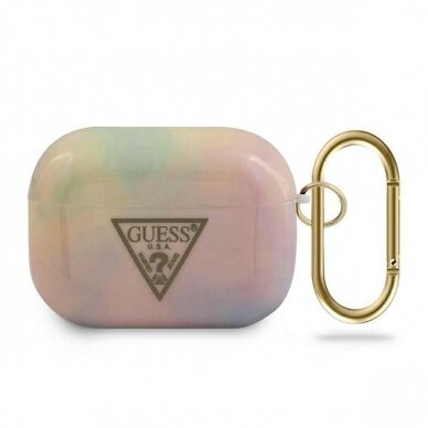 Dėklas Guess Originalus AirPods Pro cover Rožinis Tie & Dye Collection Dėklas Guess Originalus AirPods Pro cover Rožinis Tie & Dye Collection