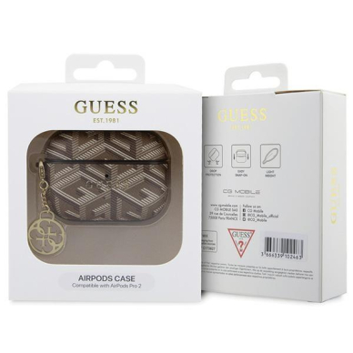 Originalus dėklas Guess GUAP2PGCE4CW case skirta AirPods Pro 2 cover - Rudas GCube Charm 3 Originalus dėklas Guess GUAP2PGCE4CW case skirta AirPods Pro 2 cover - Rudas GCube Charm 3