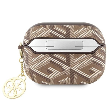 Originalus dėklas Guess GUAPPGCE4CW case skirta AirPods Pro - Rudas GCube Charm 1 Originalus dėklas Guess GUAPPGCE4CW case skirta AirPods Pro - Rudas GCube Charm 1