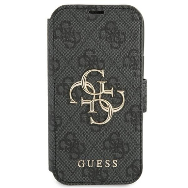 Guess GUBKP13X4GMGGR iPhone 13 Pro Max 6.7&quot; Pilkas/Pilkas book 4G Big Metal Logo 1
