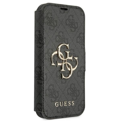 Guess GUBKP13X4GMGGR iPhone 13 Pro Max 6.7&quot; Pilkas/Pilkas book 4G Big Metal Logo 2