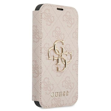 Guess GUBKP13X4GMGPI iPhone 13 Pro Max 6.7&quot; Rožinis/Rožinis book 4G Big Metal Logo 2
