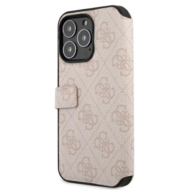 Guess GUBKP13X4GMGPI iPhone 13 Pro Max 6.7&quot; Rožinis/Rožinis book 4G Big Metal Logo 3